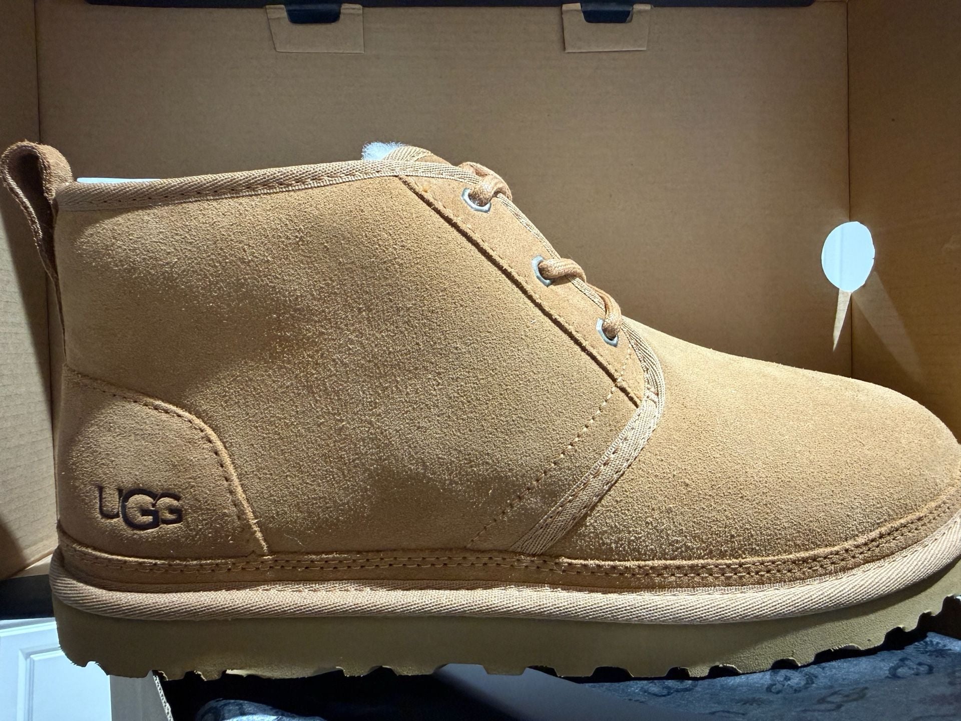 UGG Men’s Neumel Chukka Boots – Chestnut – Size 12 5
