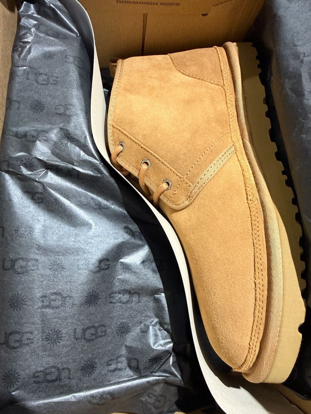 UGG Men’s Neumel Chukka Boots – Chestnut – Size 12 6