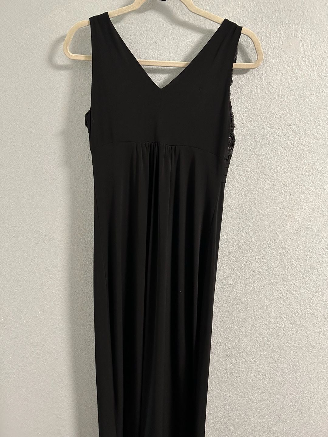 JH Evenings Women's Sleeveless Boat-Neck Short Dress Size 16 NWT Color Black 3