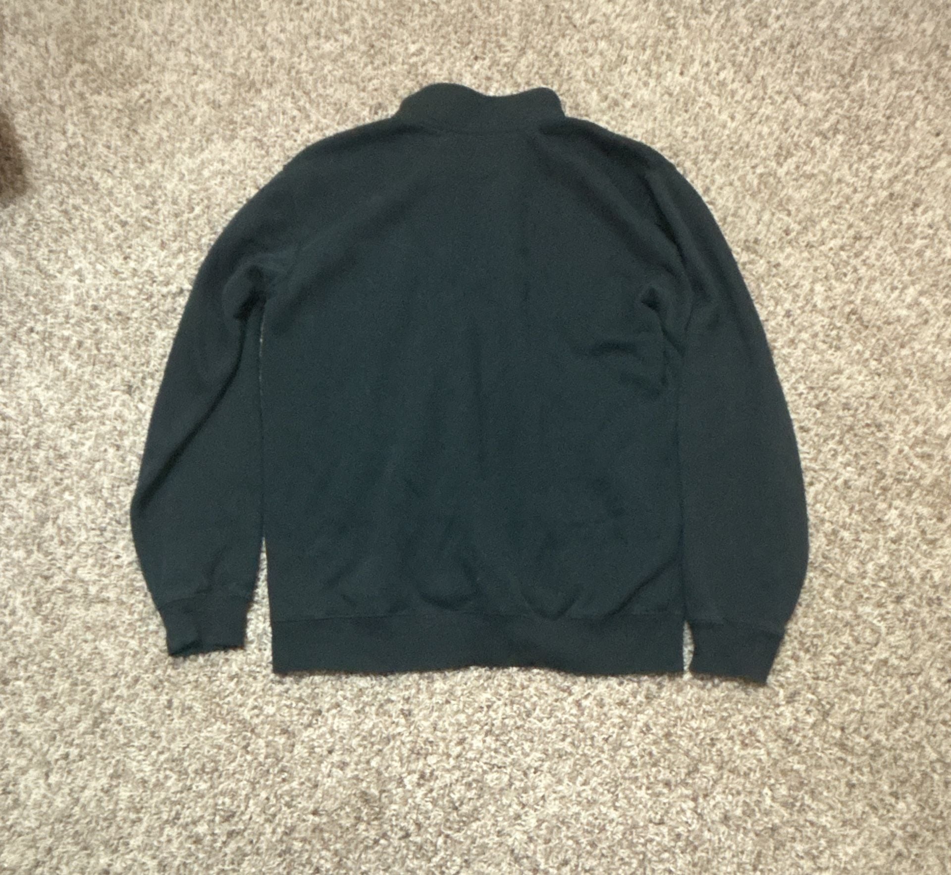 Carhartt 1/4 Zip Sweatshirt Size M Black Toshiba Engineering 8
