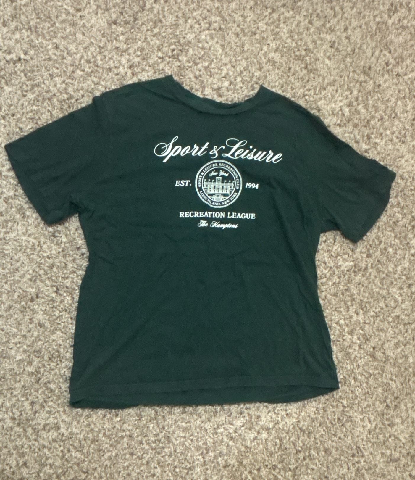 Old Navy Sport and Leisure T-Shirt Size XL Green Graphic Tee 2