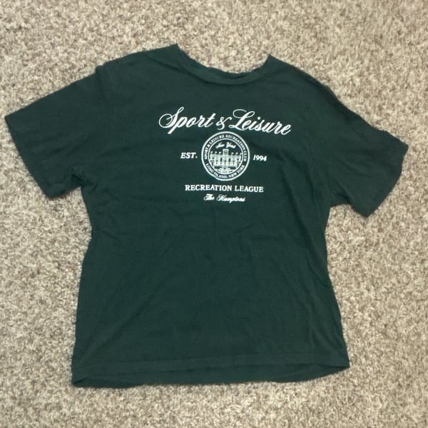Old Navy Sport and Leisure T-Shirt Size XL Green Graphic Tee
