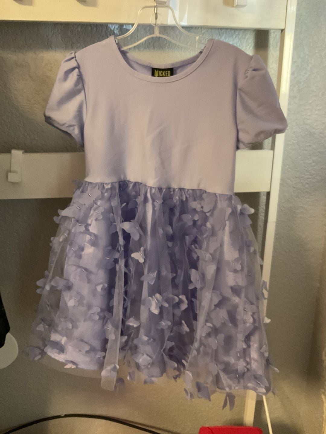 Wicked Glinda Butterfly Tulle Dress Size XS (4/5) Lavender 2