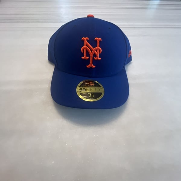 New Era New York Mets Low Profile 59FIFTY Fitted Hat Size 7 1/2