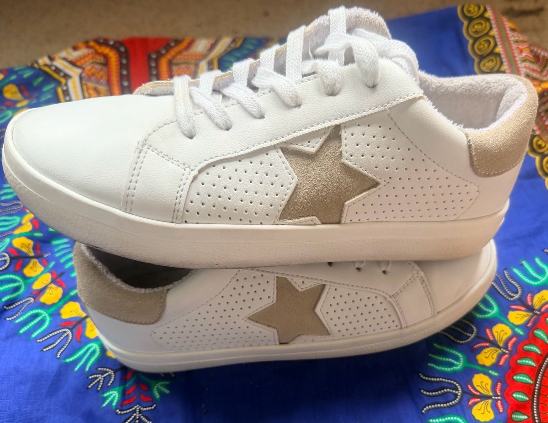 Steve Madden Starling Sneaker White Multi 2