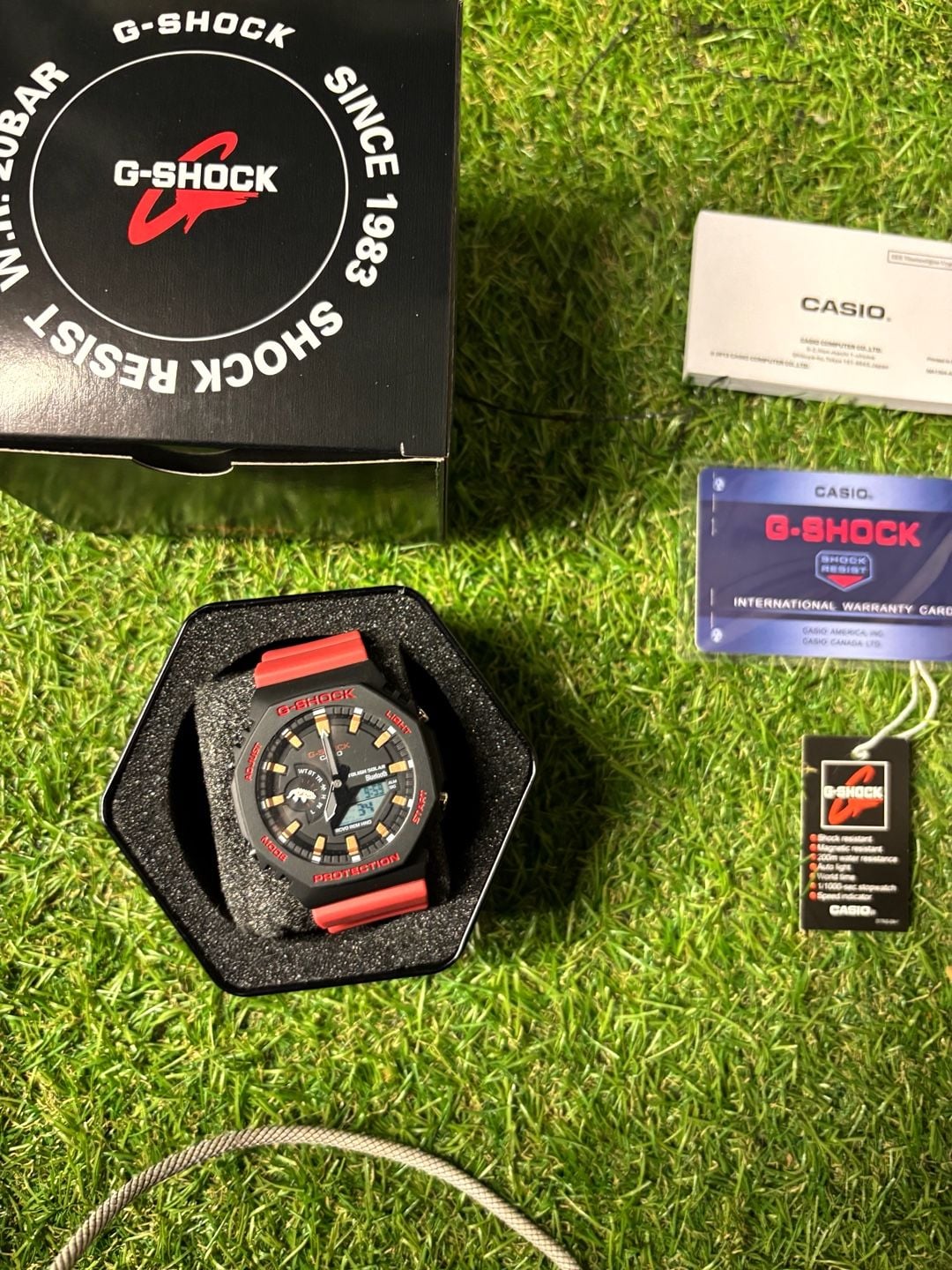 Casio G-Shock Iced Out Moissanite
Custom Rose Gold Plated Ak-47 design ,VVS Mos 9