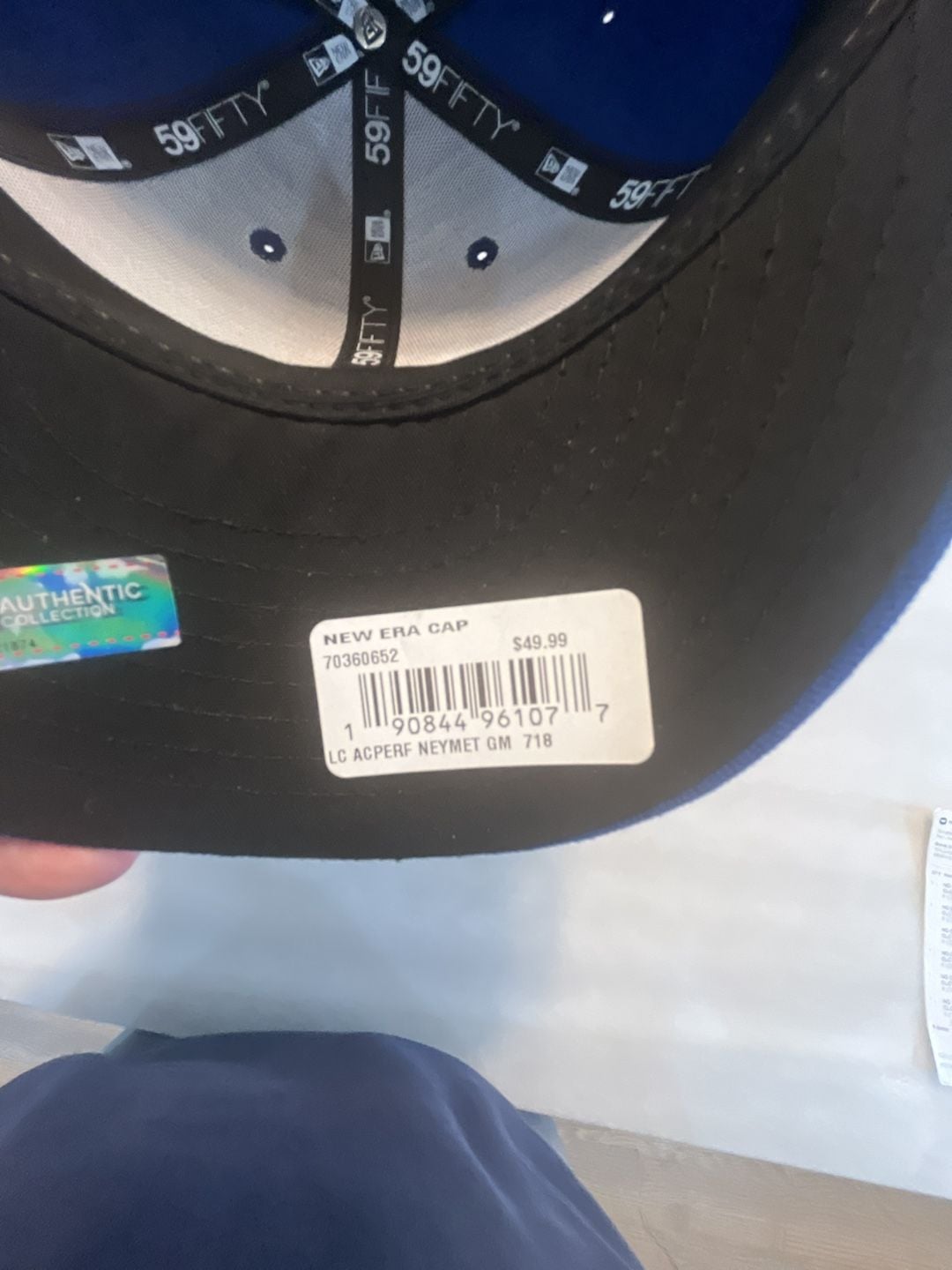 New Era New York Mets Low Profile 59FIFTY Fitted Hat Size 7 1/8 Royal 10