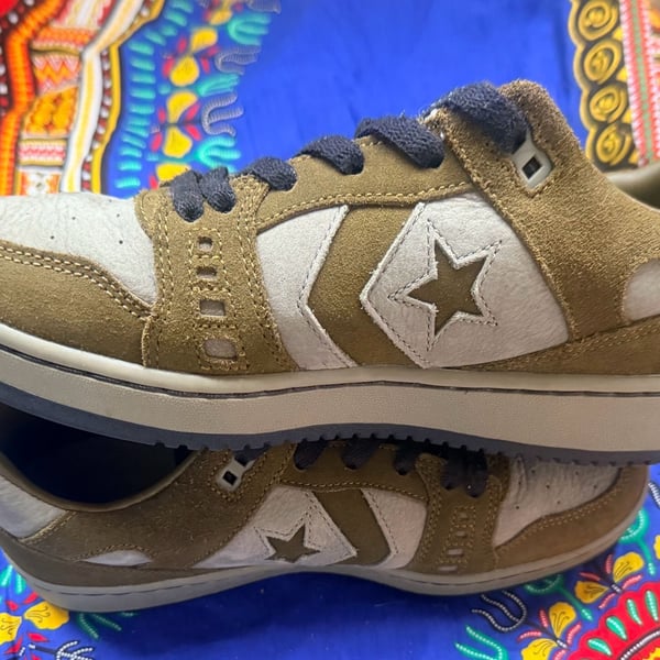 Converse CONS x Sneeze AS-1 Pro Low Top Skate Shoes Olive Submarine