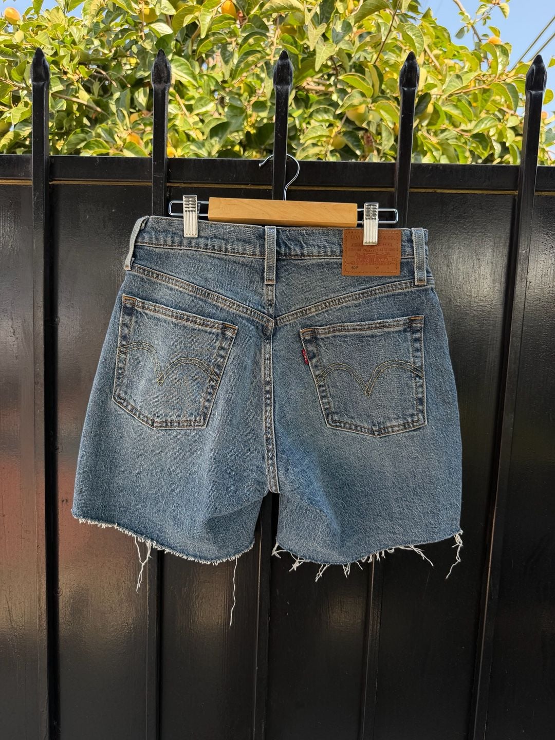Levi's 501 Original Denim Shorts Size W27 2