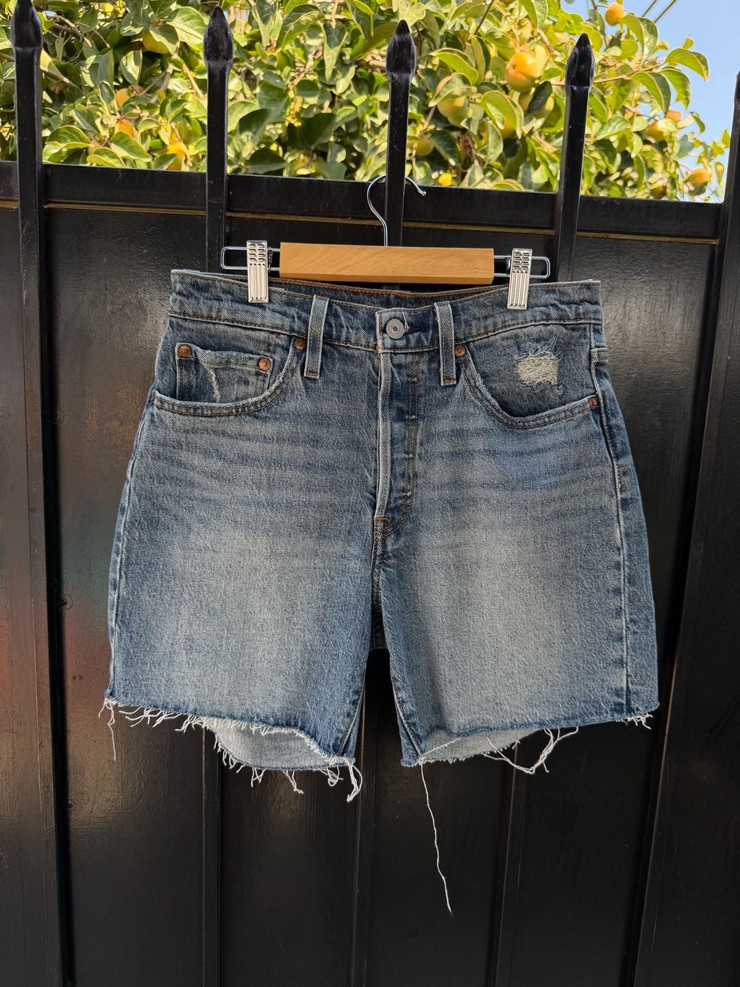 Levi's 501 Original Denim Shorts Size W27 3