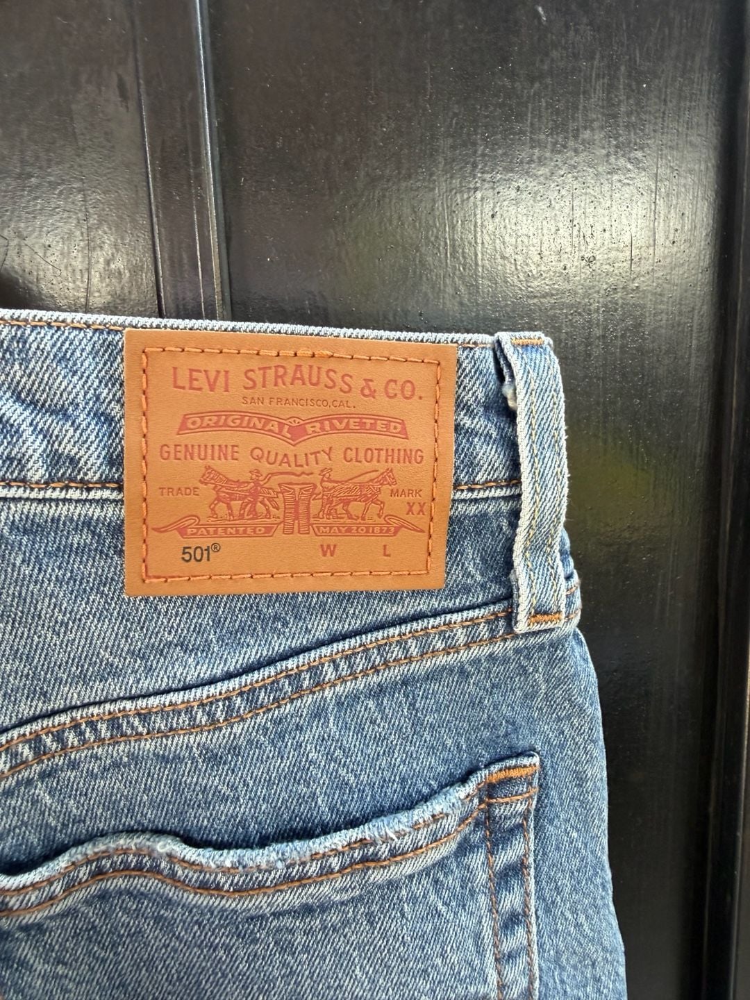 Levi's 501 Original Denim Shorts Size W27 6