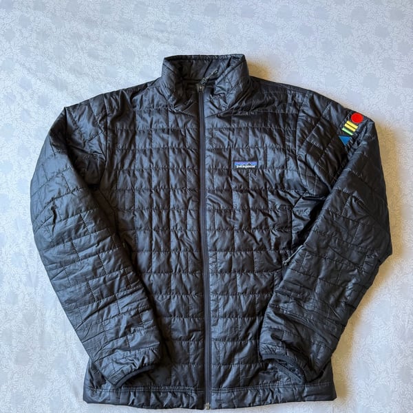 Patagonia Nano Puff Jacket Men's Size S Black PrimaLoft Insulated Puffer Coat