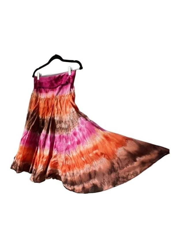 Tie Dye Fold Over Skirt Size M 5