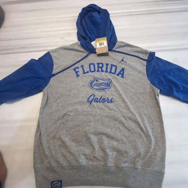 Jordan Florida Gators Hoodie Size  S Womens  Grey Blue