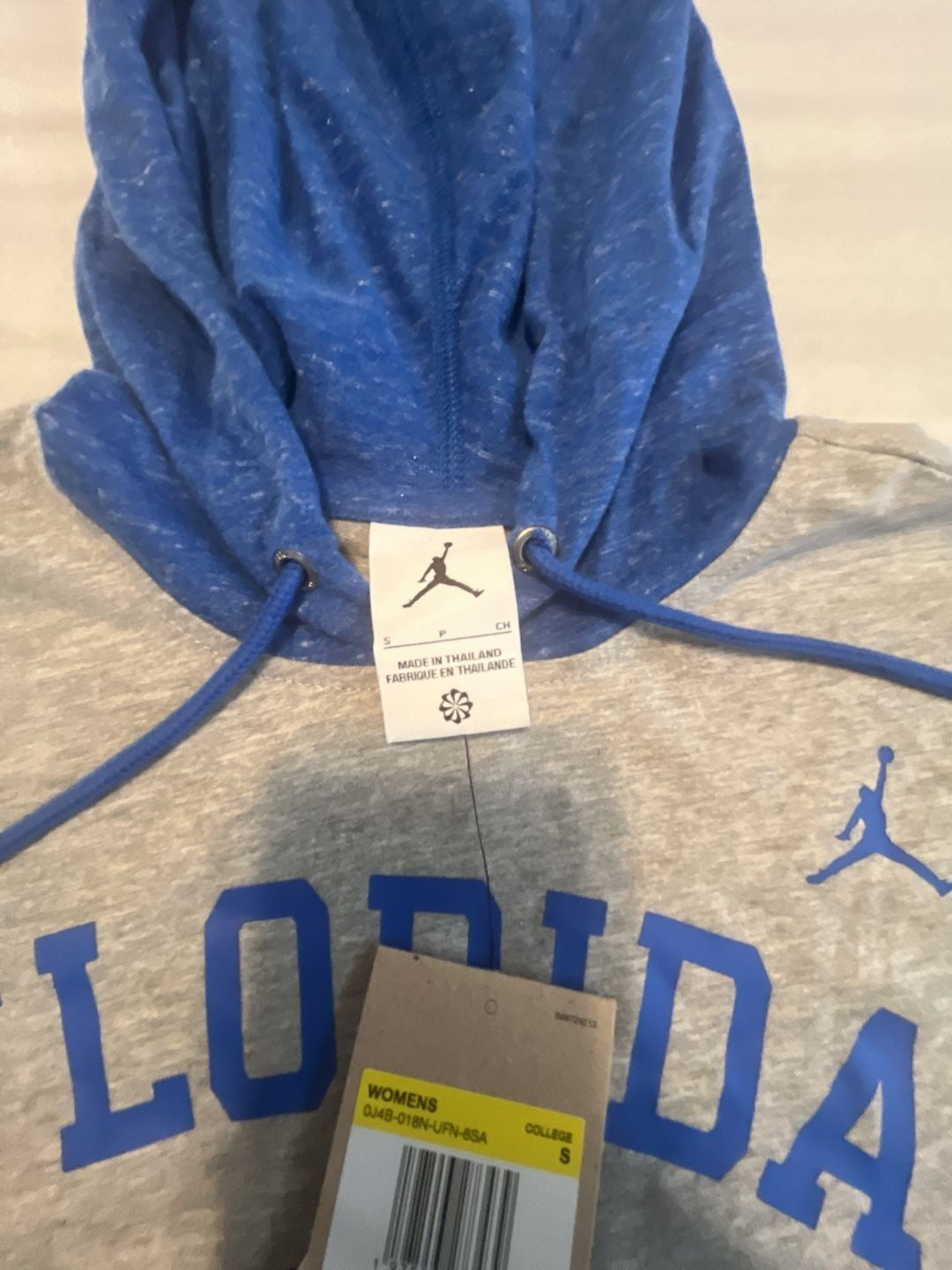 Jordan Florida Gators Hoodie Size  S Womens  Grey Blue 7