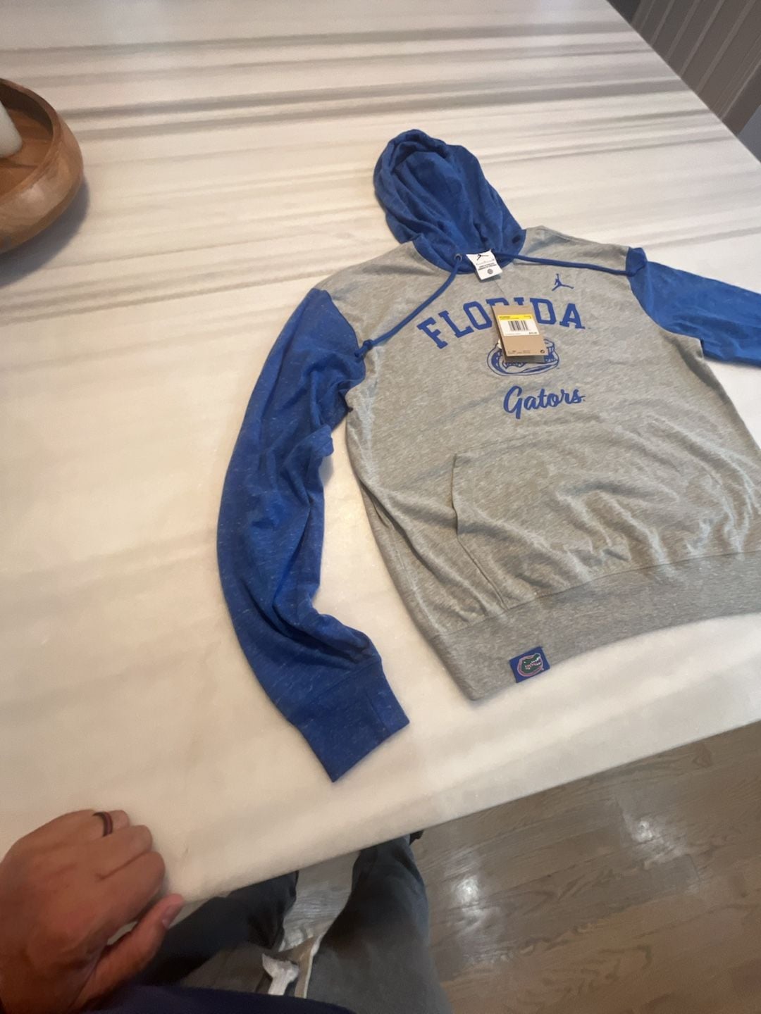 Jordan Florida Gators Hoodie Size  S Womens  Grey Blue 9