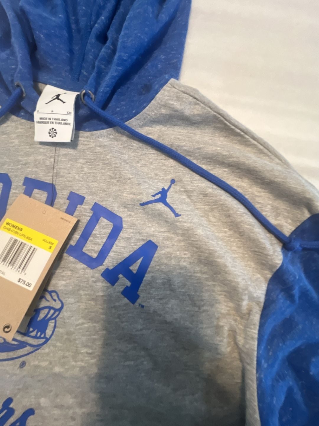 Jordan Florida Gators Hoodie Size  S Womens  Grey Blue 11