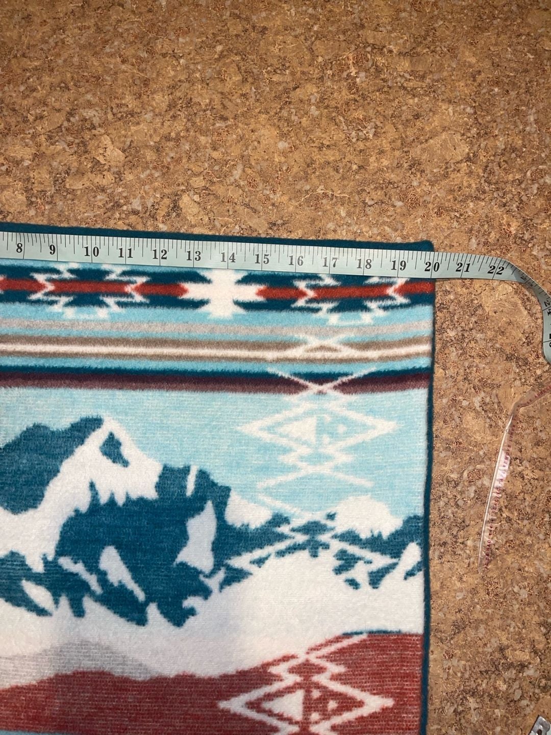 Pad The Alpine Chalet Pillow Cover Aztec Mountain Turquoise Red 9