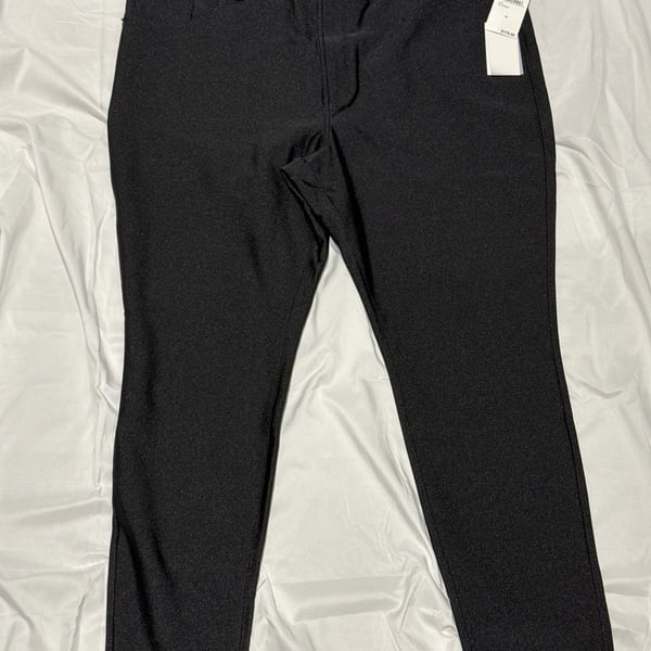 Good American Compression Shine Good Waist Pants Black Size 20 NWT $179