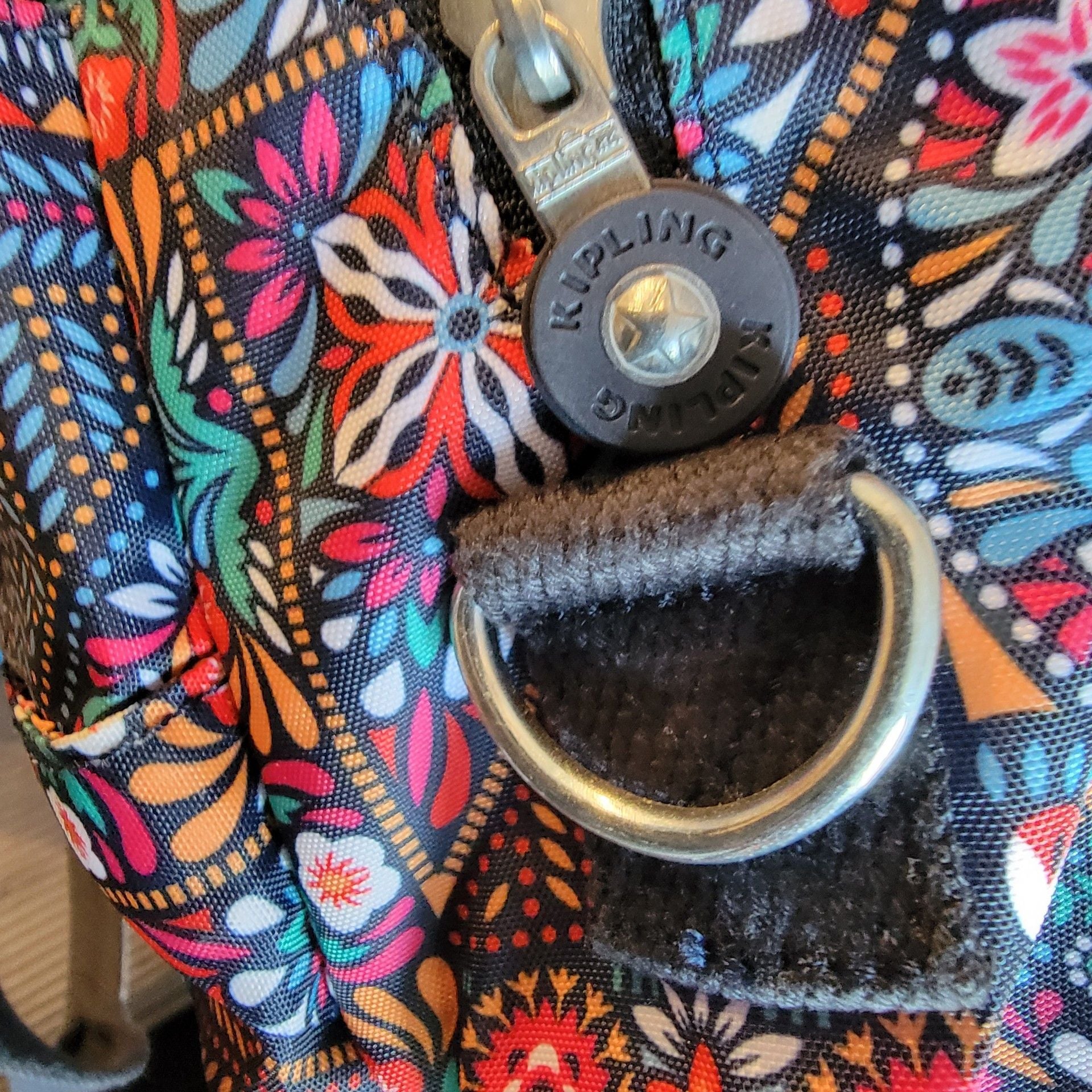 Kipling Felicity Shoulder Bag Multicolor Floral Print 9