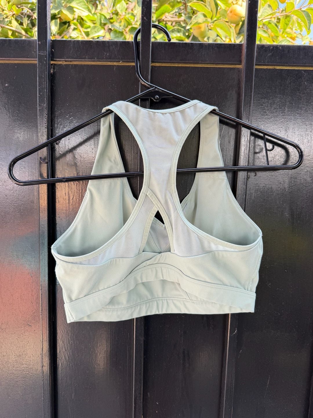 Gymshark Crossover Sports Bra Sage Green 3