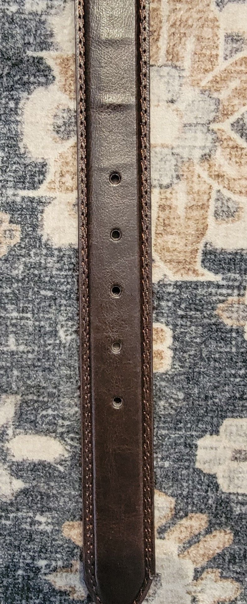 Genuine Leather Brown Leather Belt Size L BN3003 2