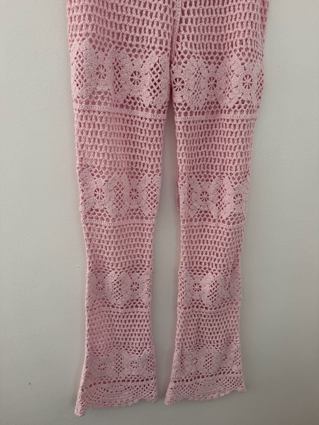 Skims Crochet Cover-Ups Skinny Flare Pant Size L 9