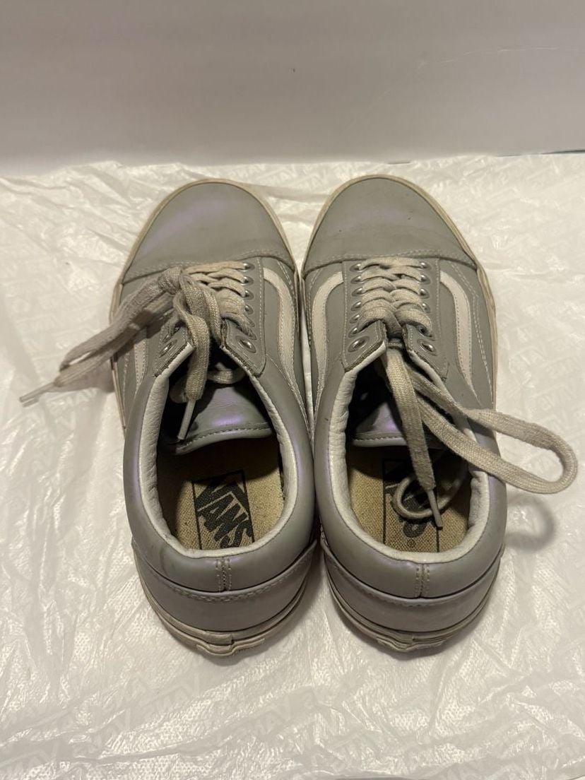 Vans Old Skool Muted Metallic Size 8 Gray Vio 4