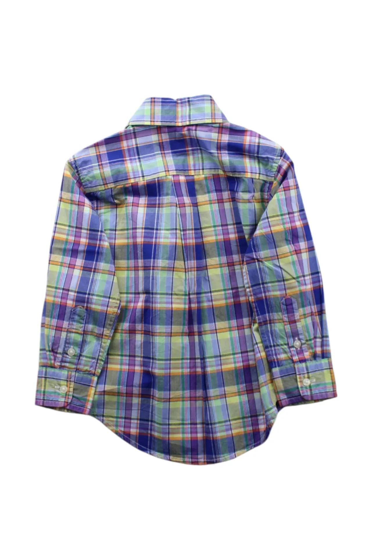 Ralph Lauren Classic Plaid Button Down Boys S(8) 3