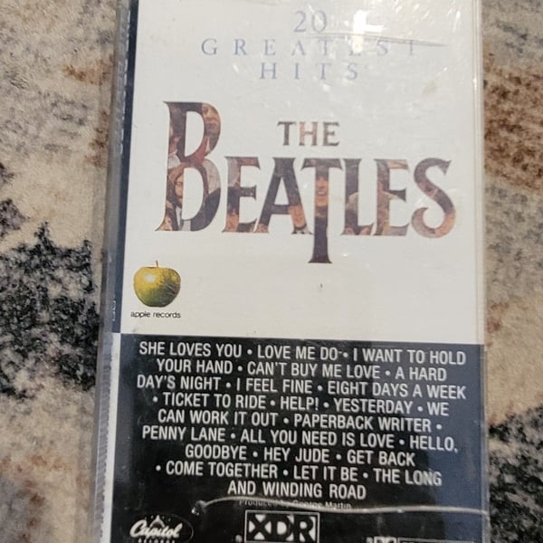 The Beatles 20 Greatest Hits Audio Cassette Tape C4-12245