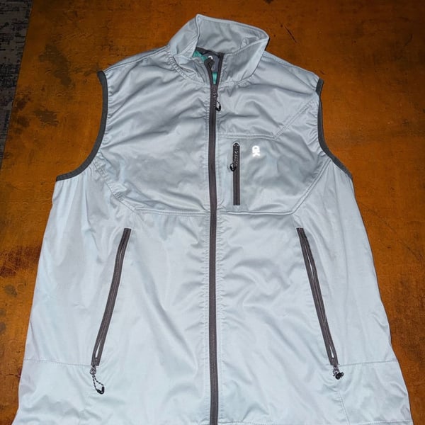 Little Donkey Andy Softshell Vest Size XL Gray Full Zip