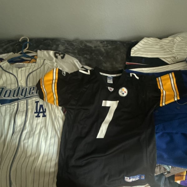 Reebok Pittsburgh Steelers Ben Roethlisberger Jersey Size XL (18-20)