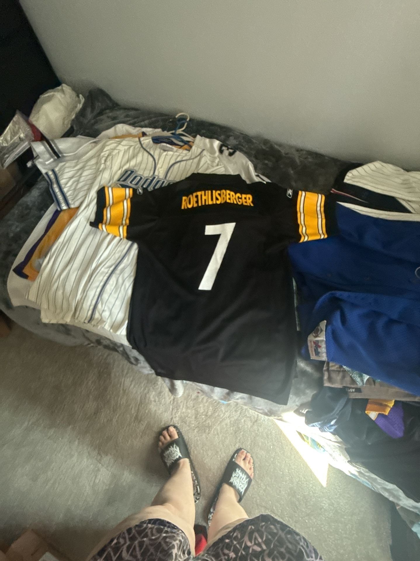 Reebok Pittsburgh Steelers Ben Roethlisberger Jersey Size XL (18-20) 3