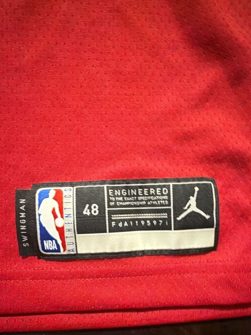 Jordan Jimmy Butler Miami Heat 22 Swingman Jersey Size 48 Red 4