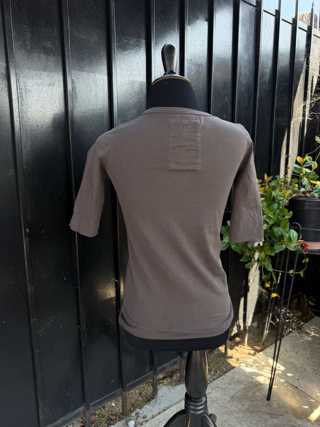 Y2K Ezra Fitch by Abercrombie & Fitch Henley Size M Brown Cotton 5