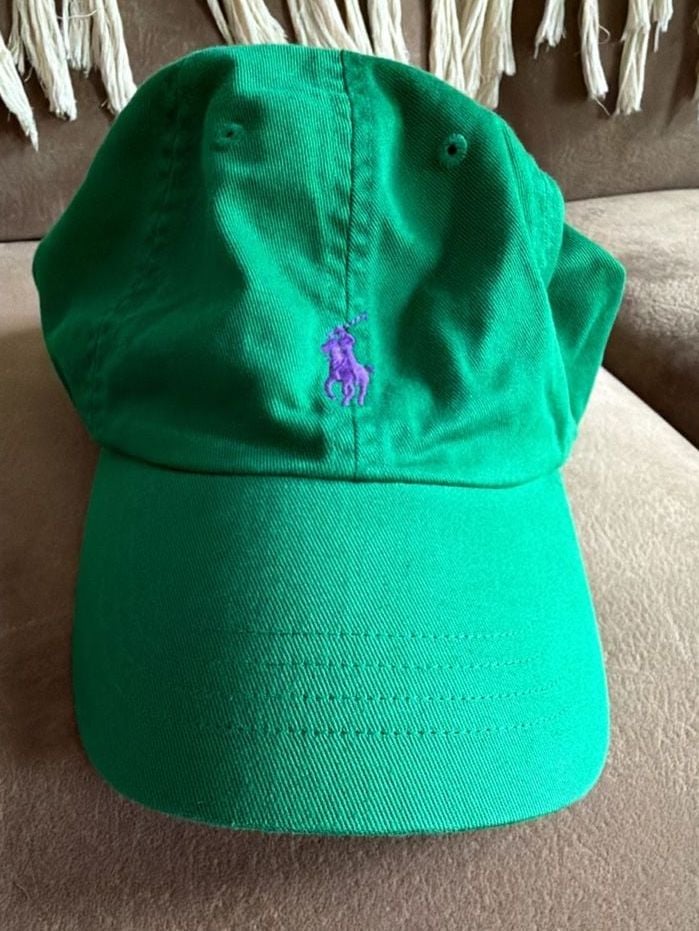 Polo Ralph Lauren Chino Cotton Baseball Cap Green 2