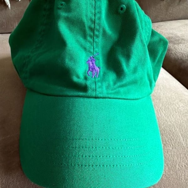 Polo Ralph Lauren Chino Cotton Baseball Cap Green