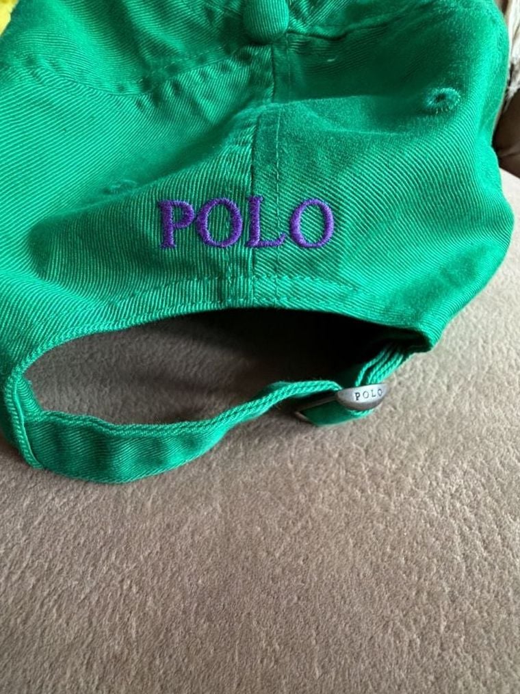 Polo Ralph Lauren Chino Cotton Baseball Cap Green 3