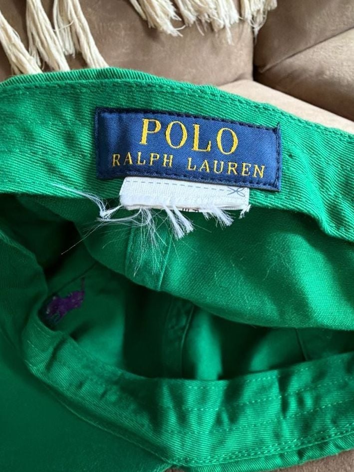 Polo Ralph Lauren Chino Cotton Baseball Cap Green 4