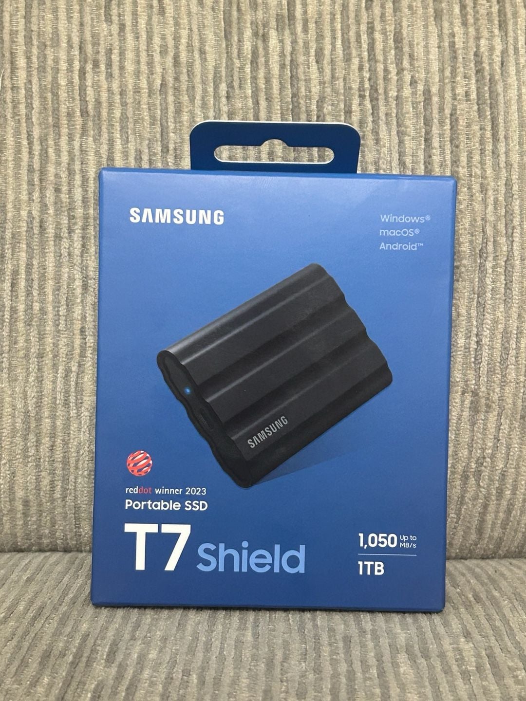Samsung T7 Shield 1TB External USB-C 3.2 Gen 2 Rugged Portable SSD Black Color 1