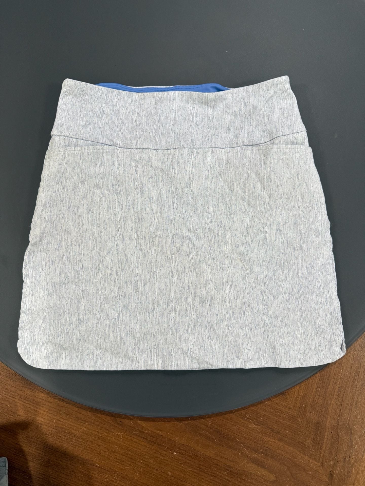 S.C. & CO. Tummy Control Athletic Skort Size M Heathered Gray Blue 2