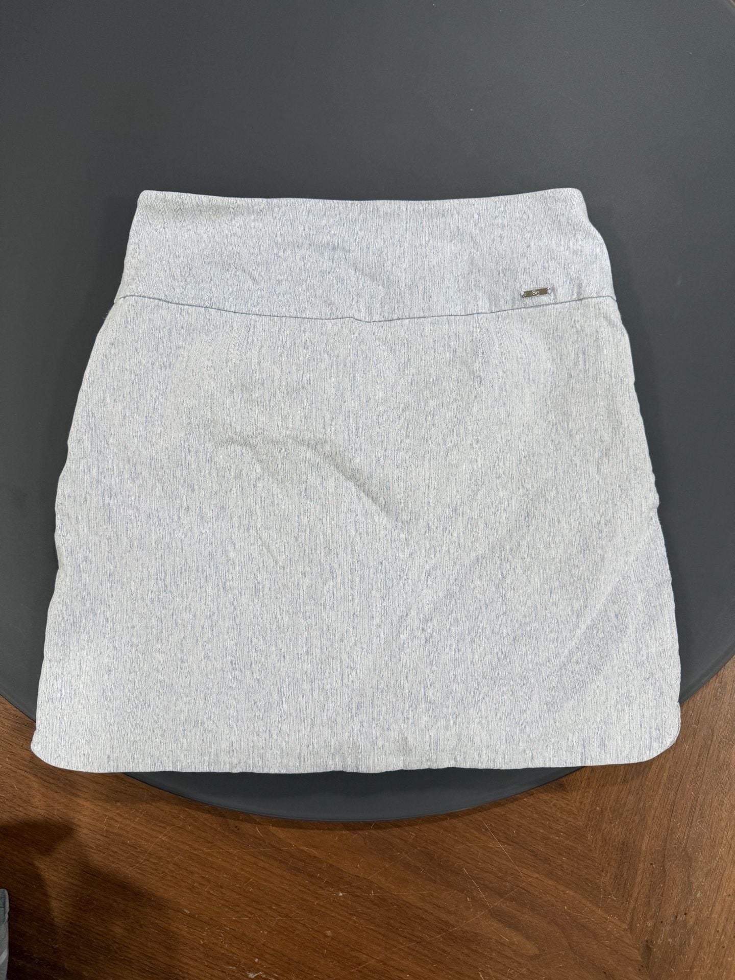 S.C. & CO. Tummy Control Athletic Skort Size M Heathered Gray Blue 3