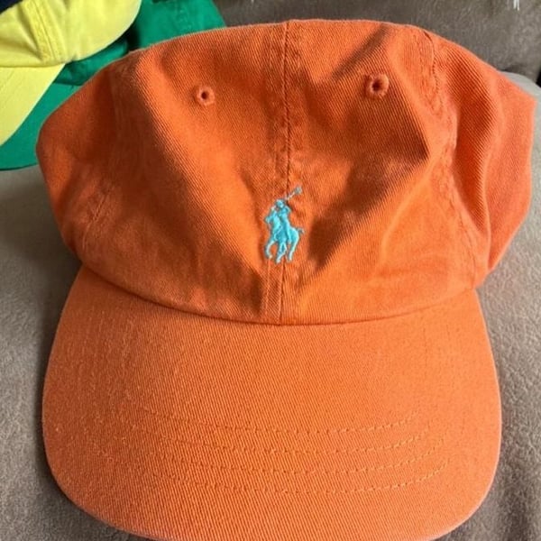 Polo Ralph Lauren Classic Baseball Cap One Size Orange Cotton