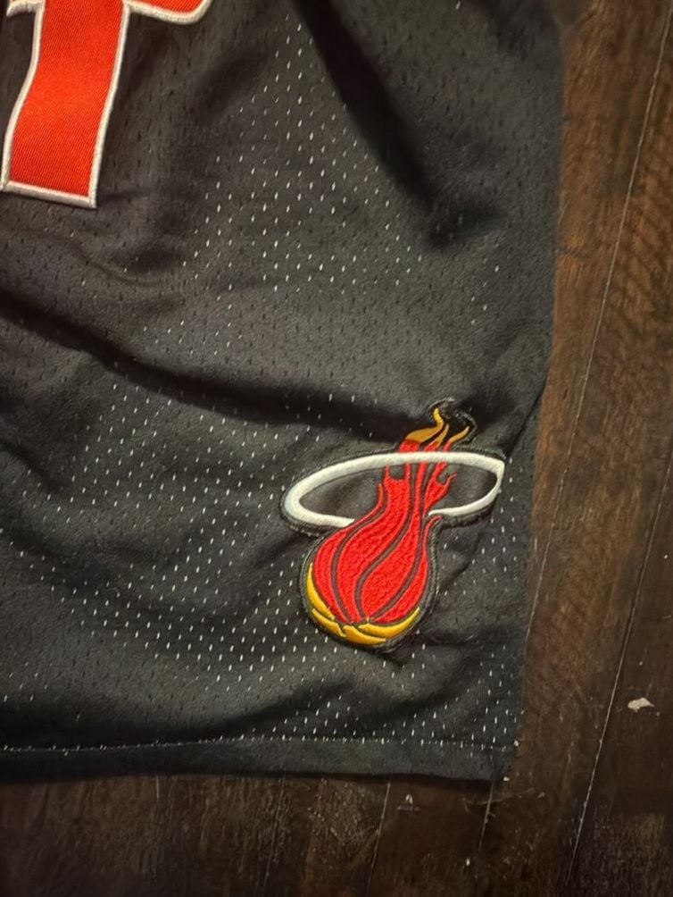 Just Don Miami Heat 1996-97 Basketball Shorts Size M 5