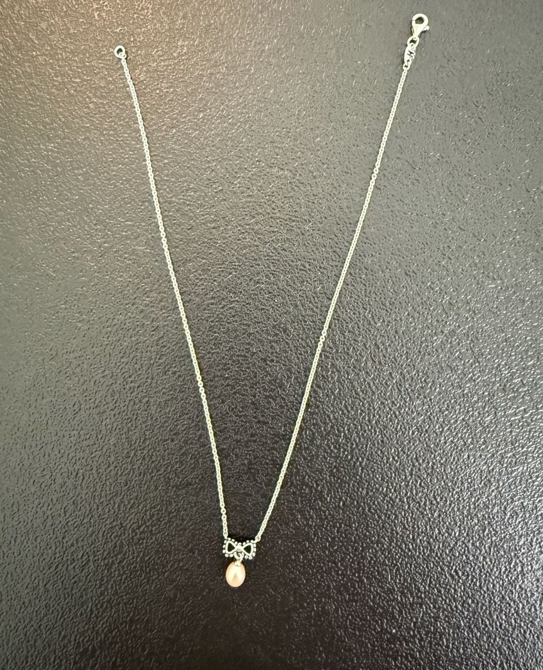 Honora Sterling Silver Pearl Bow Necklace 2