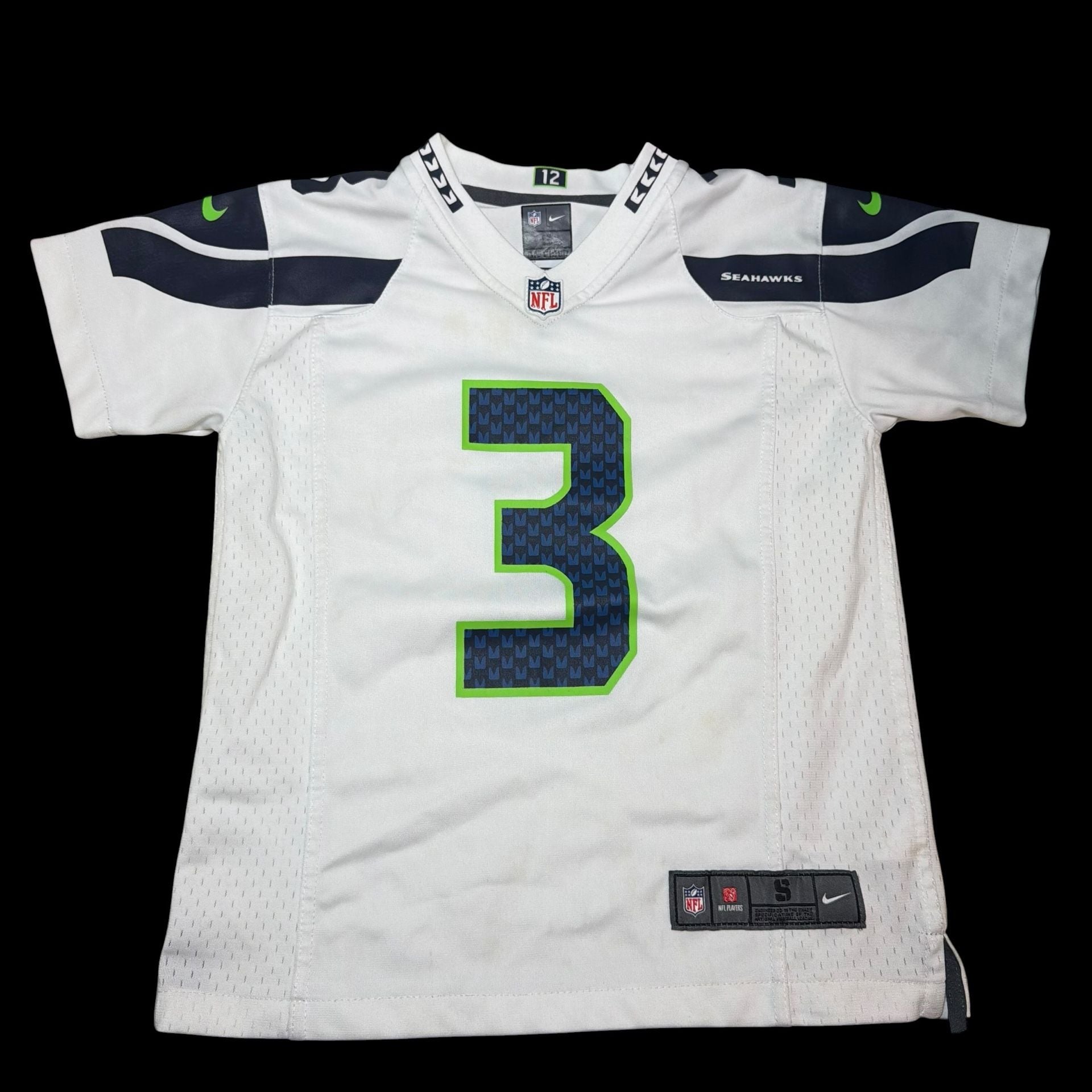 Nike Russell Wilson Seattle Seahawks Jersey Size S White NFL On Field 2