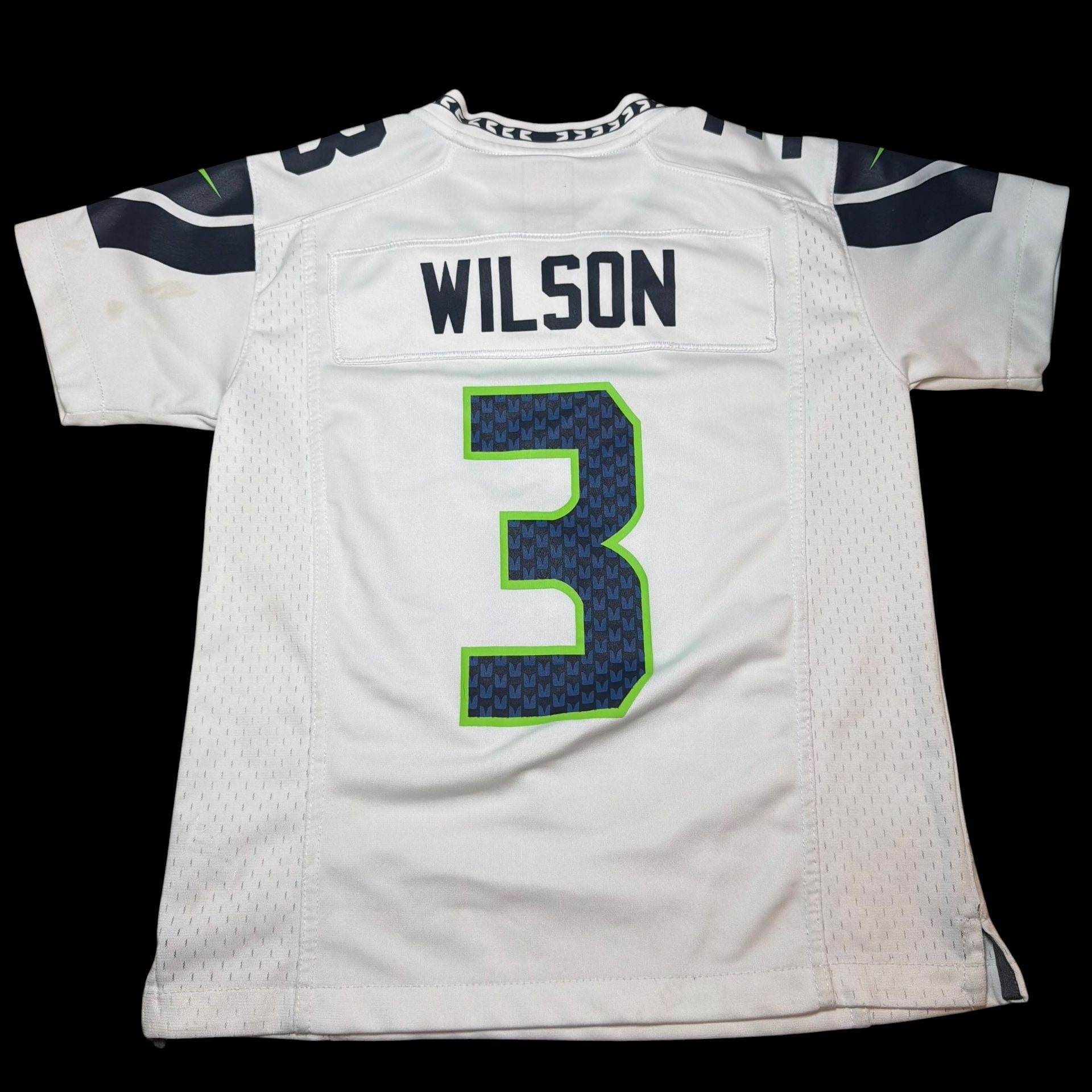 Nike Russell Wilson Seattle Seahawks Jersey Size S White NFL On Field 3