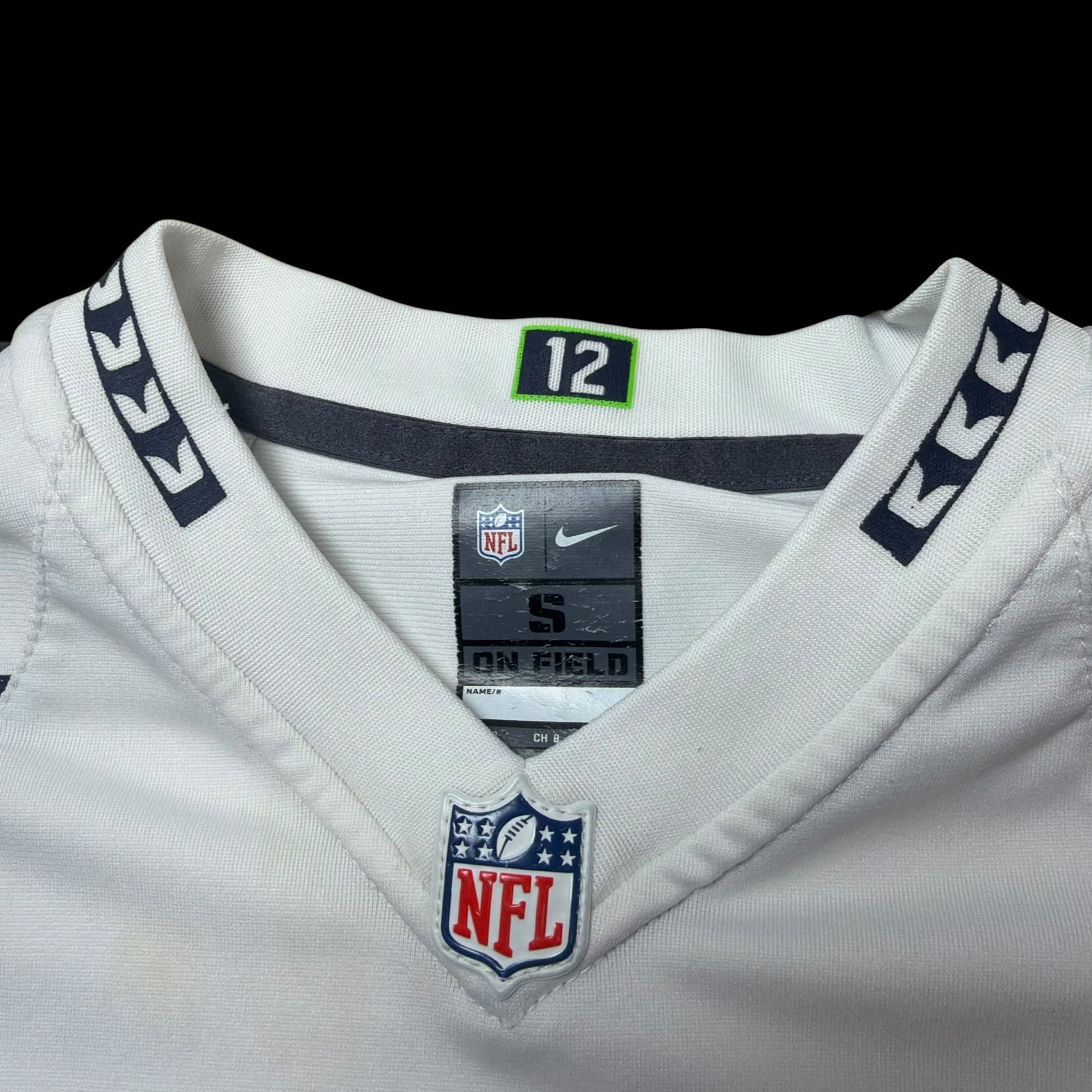 Nike Russell Wilson Seattle Seahawks Jersey Size S White NFL On Field 4