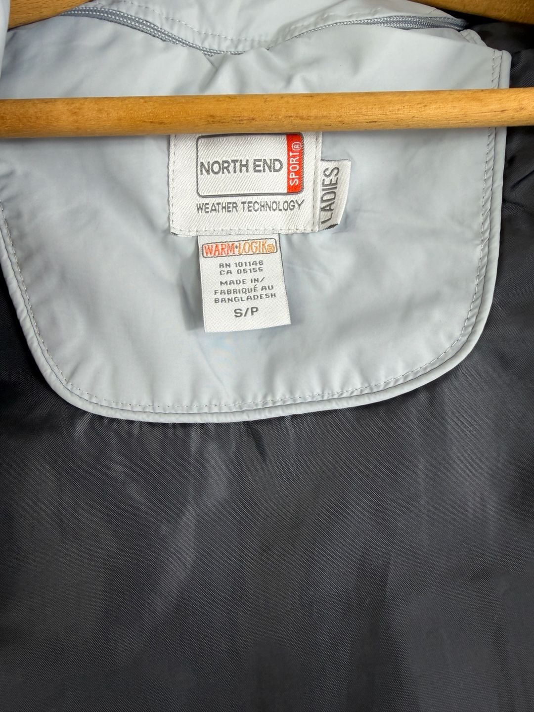 North End Hybrid Jacket Gray Red Full Zip 6