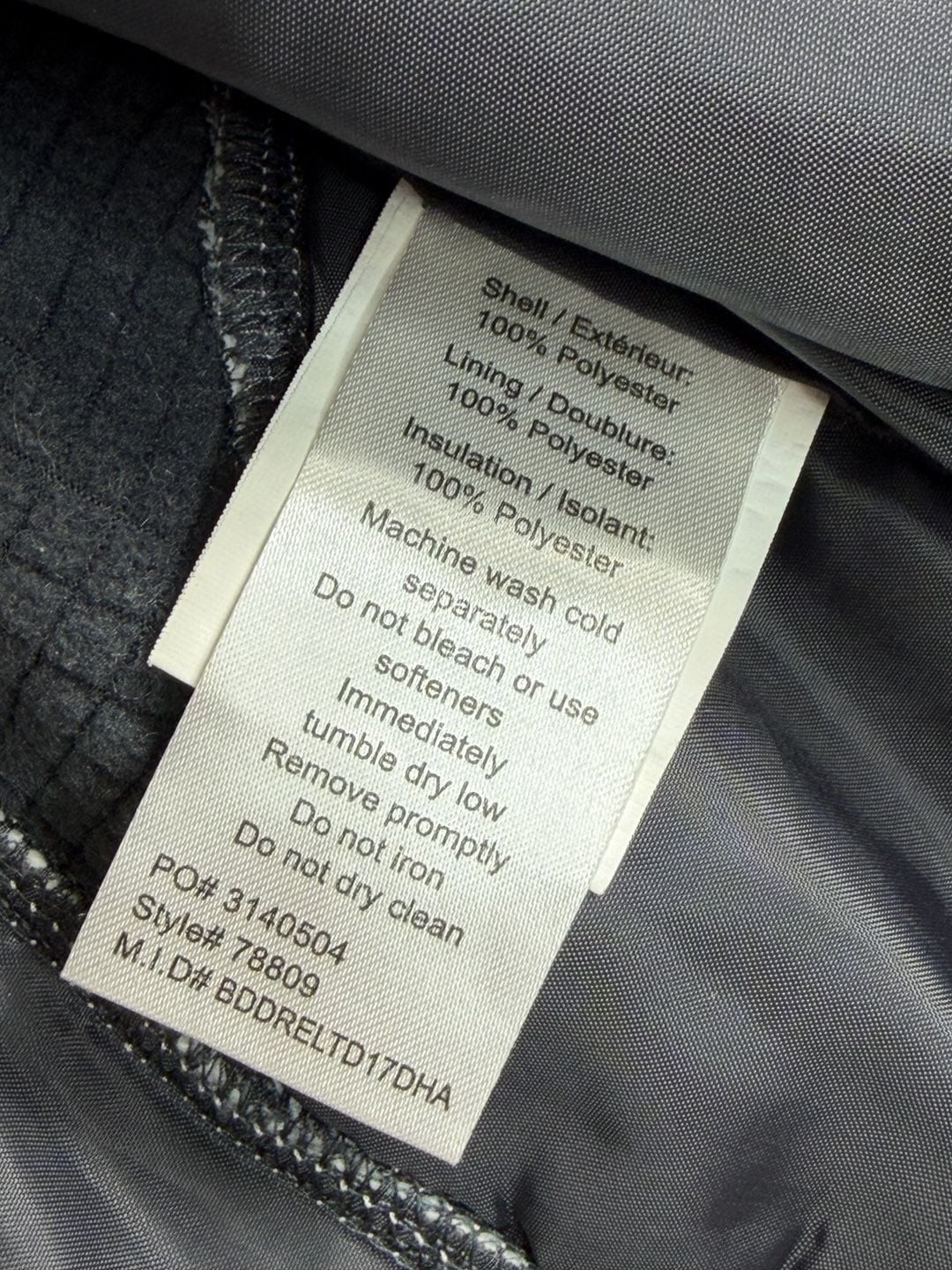 North End Hybrid Jacket Gray Red Full Zip 9